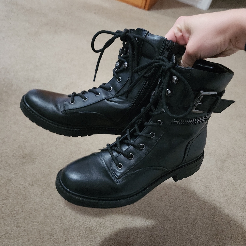 Guess Black Combat Style Boot - image 4